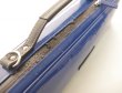 Photo4: NAHOK Flute Case Bag C Foot [Amadeus/wf] Dark Blue / Black Genuine Leather Handle {Waterproof, Temperature Adjustment & Shock Absorb}