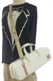 Photo7: NAHOK Flute & Piccolo Case Bag C Foot [Grand Master2/wf] White / Pink {Waterproof, Temperature Adjustment & Shock Absorb}