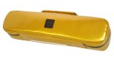 Photo:  NAHOK Flute Case Bag C Foot [Amadeus/wf] Gold / Chocolate {Waterproof, Temperature Adjustment & Shock Absorb}