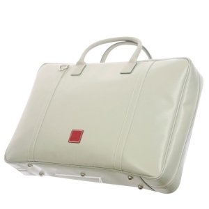 Photo: NAHOK Double clarinet case for Bb and A clarinet [Gabriel/wf] Matte Light Gray  {Waterproof, Temperature Adjustment & Shock Absorb}