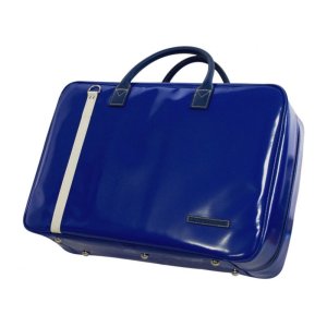 Photo: NAHOK Wide Briefcase [Banderas II/wf] for Flute Players Dark Blue {Waterproof, Temperature Adjustment & Shock Absorb}