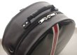 Photo3: NAHOK Backpack style 14inch Snare Drum Case with big snappie [Great Gatsby 2] Black / White, Red {Waterproof, Temperature Adjustment & Shock Absorb}