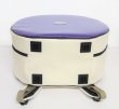 Photo4: NAHOK Backpack style 14inch Snare Drum Case with big snappie [Great Gatsby] Violet / Cream White {Waterproof, Temperature Adjustment & Shock Absorb}