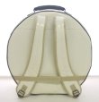 Photo6: NAHOK Backpack style 14inch Snare Drum Case with big snappie [Great Gatsby 2] Ivory / Chocolate, Silver {Waterproof, Temperature Adjustment & Shock Absorb}