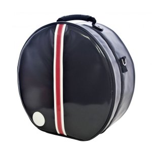 Photo: NAHOK Backpack style 14inch Snare Drum Case with big snappie [Great Gatsby 2] Black / White, Red {Waterproof, Temperature Adjustment & Shock Absorb}
