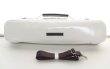 Photo7: NAHOK Flute Case Bag B Foot [Amadeus/wf] White / Chocolate Genuine Leather Handle {Waterproof, Temperature Adjustment & Shock Absorb}