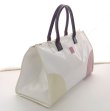Photo3: NAHOK Musician Boston Bag [Departed/wf] for Flute Players White / Ivory, Smokey Pink {Waterproof}