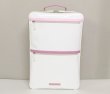 Photo2: NAHOK W Case 2 Compart Backpack for Oboe [Carlito 2/wf] White / Pink {Waterproof, Temperature Adjustment & Shock Absorb}