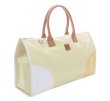 Photo1: NAHOK Lesson Tote [Swing/wf] for Flute Players Cream / White, Bamboo {Waterproof}