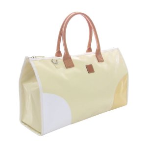 Photo: NAHOK Lesson Tote [Swing/wf] for Flute Players Cream / White, Bamboo {Waterproof}