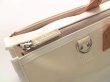 Photo7: NAHOK Lesson Tote [Swing/wf] for Flute Players Cream / White, Bamboo {Waterproof}