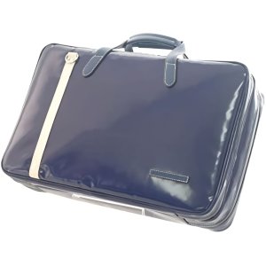 Photo: NAHOK Briefcase for Flute, Oboe, Clarinet [Deniro/wf] Deep Blue / Ivory {Waterproof, Temperature Adjustment & Shock Absorb}