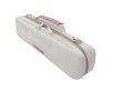 Photo3: NAHOK Flute Case Bag C Foot [Amadeus/wf] White / Pink Genuine Leather Handle {Waterproof, Temperature Adjustment & Shock Absorb}