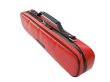 Photo3: NAHOK Flute Case Bag B Foot [Amadeus/wf] Scarlet / Black Genuine Leather Handle {Waterproof, Temperature Adjustment & Shock Absorb}