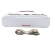 Photo9: NAHOK Flute Case Bag C Foot [Amadeus/wf] White / Pink Genuine Leather Handle {Waterproof, Temperature Adjustment & Shock Absorb}