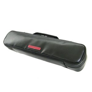 Photo: NAHOK Flute Case Bag B Foot [Amadeus/wf] Black / Black Genuine Leather Handle *Red name {Waterproof, Temperature Adjustment & Shock Absorb}