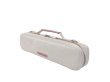 Photo2: NAHOK Flute Case Bag C Foot [Amadeus/wf] White / Pink Genuine Leather Handle {Waterproof, Temperature Adjustment & Shock Absorb}