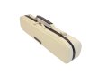 Photo2: NAHOK Flute Case Bag B Foot [Amadeus/wf] Ivory / Choco Genuine Leather Handle {Waterproof, Temperature Adjustment & Shock Absorb}