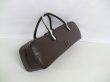 Photo8: For B&C foot, NAHOK Flute & Piccolo Case Bag [Grand Master3/wf] Matte Chocolate / Choco & Silver Handle {Waterproof, Temperature Adjustment & Shock Absorb}
