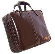 Photo1: NAHOK Briefcase for Oboe [Cantabile 2/wf] Chocolate / Camel {Waterproof, Temperature Adjustment & Shock Absorb}