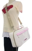 Photo5: NAHOK Oboe Case Bag [Appassionato/wf] White / Light Pink (B) {Waterproof, Temperature Adjustment & Shock Absorb}