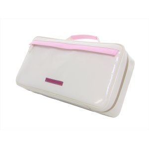 Photo: NAHOK Clarinet Case Bag [Appassionato/wf] White / Light Pink (B) {Waterproof, Temperature Adjustment & Shock Absorb}
