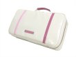 Photo1: NAHOK Oboe Case Bag Pure White / Pink Gradation {Waterproof, Temperature Adjustment & Shock Absorb}