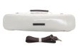 Photo6: NAHOK Flute Case Bag C Foot [Amadeus/wf] White / Chocolate Genuine Leather Handle {Waterproof, Temperature Adjustment & Shock Absorb}