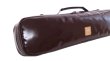 Photo2: NAHOK Alto Flute Case Guard C Foot [Krysar/wf] Chocolate / Gold Leather Emblem {Waterproof, Temperature Adjustment & Shock Absorb}