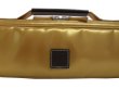 Photo4: NAHOK Flute Case Bag B Foot [Amadeus/wf] Gold / Choco Genuine Leather Handle {Waterproof, Temperature Adjustment & Shock Absorb}