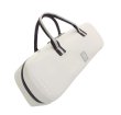 Photo3: For B&C foot, NAHOK Flute & Piccolo Case Bag [Grand Master3/wf] White / Choco & Silver Handle {Waterproof, Temperature Adjustment & Shock Absorb}