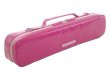 Photo3:  NAHOK Flute Case Bag B Foot [Amadeus/wf] Fuchsia Pink {Waterproof, Temperature Adjustment & Shock Absorb}