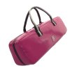 Photo5: For B&C foot, NAHOK Flute & Piccolo Case Bag [Grand Master3/wf] Fuchsia Pink / Choco & Silver Handle {Waterproof, Temperature Adjustment & Shock Absorb}