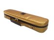 Photo5: NAHOK Flute Case Bag B Foot [Amadeus/wf] Gold / Choco Genuine Leather Handle {Waterproof, Temperature Adjustment & Shock Absorb}