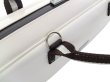 Photo8: For B&C foot, NAHOK Flute & Piccolo Case Bag [Grand Master3/wf] White / Choco & Silver Handle {Waterproof, Temperature Adjustment & Shock Absorb}