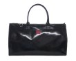 Photo2: NAHOK Musician Boston Bag [Departed2/wf] for Flute Players Black / Dark Red {Waterproof}