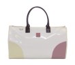 Photo2: NAHOK Lesson Tote [Swing2/wf] White / Ivory, Smokey Pink, Chocolate {Waterproof}