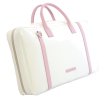 Photo4: NAHOK Score Briefcase [Ludwig/wf] for Oboe Players White / Genuine Leather Pink {Waterproof, Temperature Adjustment & Shock Absorb}