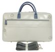 Photo7: NAHOK Oblong Briefcase [Ludwig/wf] Matte Light Grey / Navy Blue {Waterproof, Temperature Adjustment & Shock Absorb}