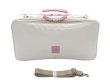 Photo7: NAHOK Clarinet Case Bag 2compartments  [Appassionato2/wf] White / Light Pink {Waterproof, Temperature Adjustment & Shock Absorb}