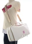 Photo9: NAHOK Clarinet Case Bag 2compartments  [Appassionato2/wf] White / Light Pink {Waterproof, Temperature Adjustment & Shock Absorb}