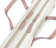 Photo3: NAHOK 2 Compartment Bag 43 [Deniro/wf] for Flute Players White / Pink {Waterproof, Temperature Adjustment & Shock Absorb}