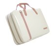 Photo2: NAHOK 2 Compartment Bag 43 for Oboe bigger [Deniro/wf] White / Pink {Waterproof, Temperature Adjustment & Shock Absorb}