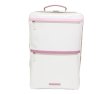 Photo2: NAHOK W Case 2 Compart Backpack [Carlito 2/wf] for Flute Players White / Pink {Waterproof, Temperature Adjustment & Shock Absorb}