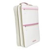 Photo3: NAHOK W Case 2 Compart Backpack [Carlito 2/wf] for Flute Players White / Pink {Waterproof, Temperature Adjustment & Shock Absorb}