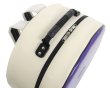 Photo3: NAHOK Backpack style 14inch Snare Drum Case with big snappie [Great Gatsby] Violet / Cream White {Waterproof, Temperature Adjustment & Shock Absorb}