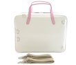 Photo3: NAHOK Briefcase for Oboe [Cantabile 2/wf] White / Pink {Waterproof, Temperature Adjustment & Shock Absorb}