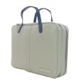 Photo2: NAHOK Briefcase for Oboe [Cantabile/wf] Matte Light Gray / Navy Blue {Waterproof, Temperature Adjustment & Shock Absorb}