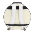 Photo5: NAHOK Backpack style 14inch Snare Drum Case with big snappie [Great Gatsby] Violet / Cream White {Waterproof, Temperature Adjustment & Shock Absorb}