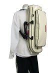 Photo10: NAHOK Trumpet Protection Case [Morricone/wf] Ivory with Mouthpiece Case {Waterproof, Temperature Adjustment & Shock Absorb}